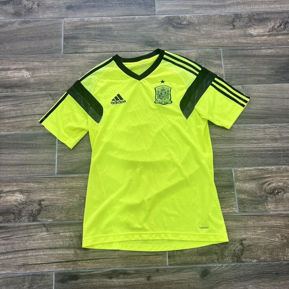 Spain Espana national football team adidas 2014/15 light green Small